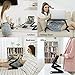 Laptop Stand,Adjustable Portable Laptop Desk for Bed or Sofa,Table Vented with CPU Fans/Mouse pad Standing Desk,Ergonomic TV Bed Lap Tray Stand Up/Sitting,Black.thumb 2
