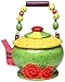 Appletree 6 1/4-Inch Sugar High Social Babs Ceramic Teapot
