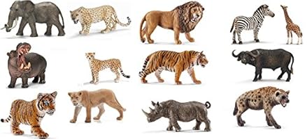 Schleich Safari Set - 13 styles: Includes Lion, African Elephant