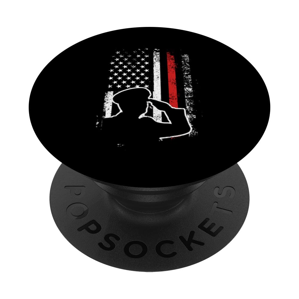 American Flag Vintage Patriotic 4th Of July USA Summer US PopSockets Swappable PopGrip