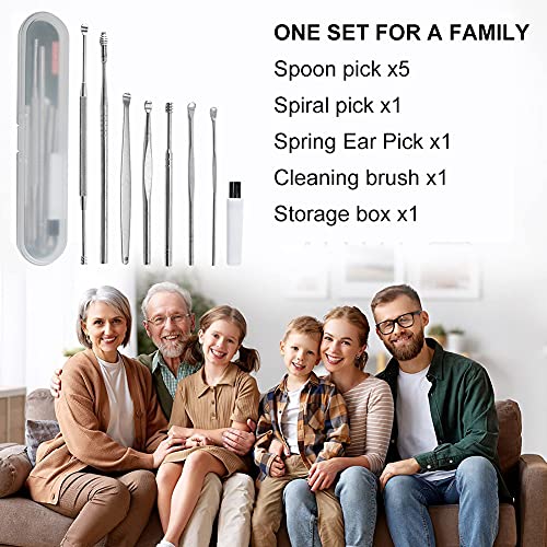 PINPOXE Earwax Removal Kit, Ear Cleaner, Ear Pick, Safe Ear Wax Removal