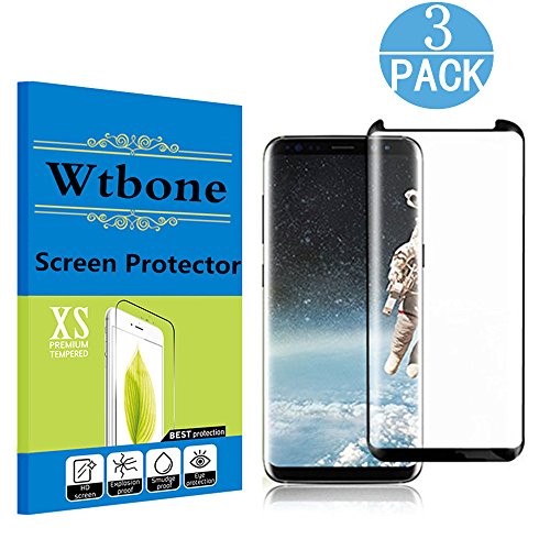 [3 - Pack] Samsung Galaxy S8 Plus PET HD Screen Protector, EcoPestuGo - [No Bubble][Case-Friendly][3D coverage] PET HD Screen Protector 06.04