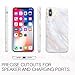 ESR Marble Slim Soft Case for iPhone X, Flexible TPU Marble Pattern Cover for Apple iPhone 5.8 inch (2017 Release only) (Grey Gold Sierra)