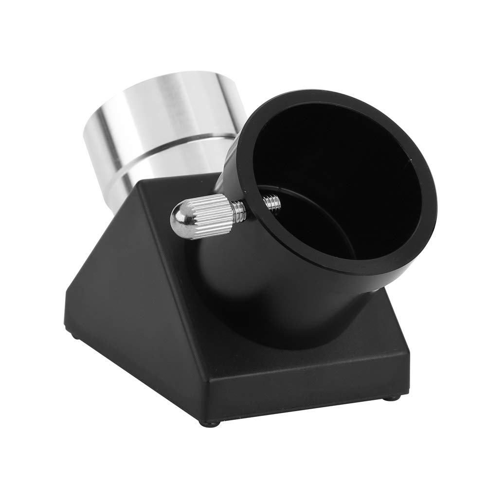 T osuny 1.25" 90 Degree Diagonal Adapter for 1.25in Eyepiece and Telescope Focuser,Metal Wide Angle Erecting Image Prism Mirror for Telescope