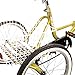 Hiram Adult Tricycle Trike Cruise Bike Three-Wheeled Bicycle with Large Size Basket for Recreation, Shopping, Exercise Men’s Women’s Bike (20inch/Yellow)thumb 4