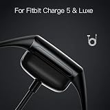 AWINNER 2 Pack Charger Cable for Fitbit Charge 5 6 Luxe Replacement USB Cable view 4