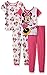Disney Girls' Minnie Mouse 4-Piece Cotton Pajama Set