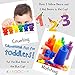 KABOOCHY Rainbow Counting Bears with Matching Sorting Cups and Storage Container 68pc Set. Quality Colorful Toy Counters for Kids to Learn Mathematics Games, STEM, Montessori Matching Game
