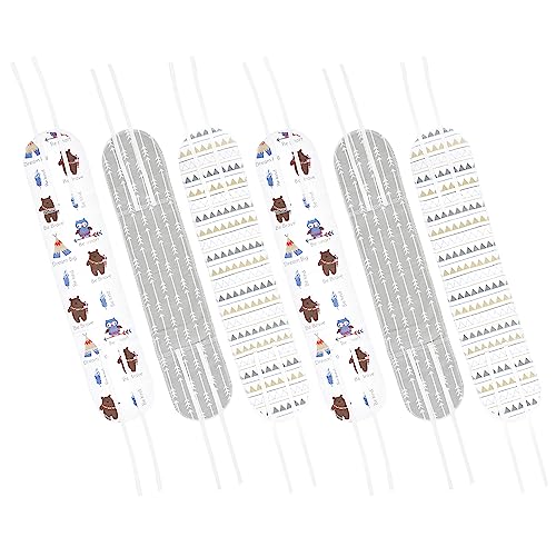 Luvable Friends Unisex Baby Belly Binder 6pk, Be Brave, 0-6 Months