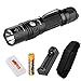 Fenix PD35TAC (PD35 Tactical) 1000 Lumens XP-L LED Flashlight, Genuine Fenix 18650 Battery, a Charger, LumenTac Battery Organizer