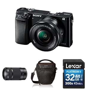Amazon.com : Sony Alpha a6000 ILCE6000YB Mirrorless