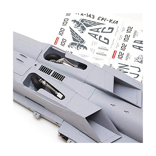 DBG RC Flugzeug F/A-18F F18 Superhornisse V2 70mm Impeller EDF Jet Scale Model Flugzeug Aircraft PNP 6S 6CH mit Retracts… – Bild 6