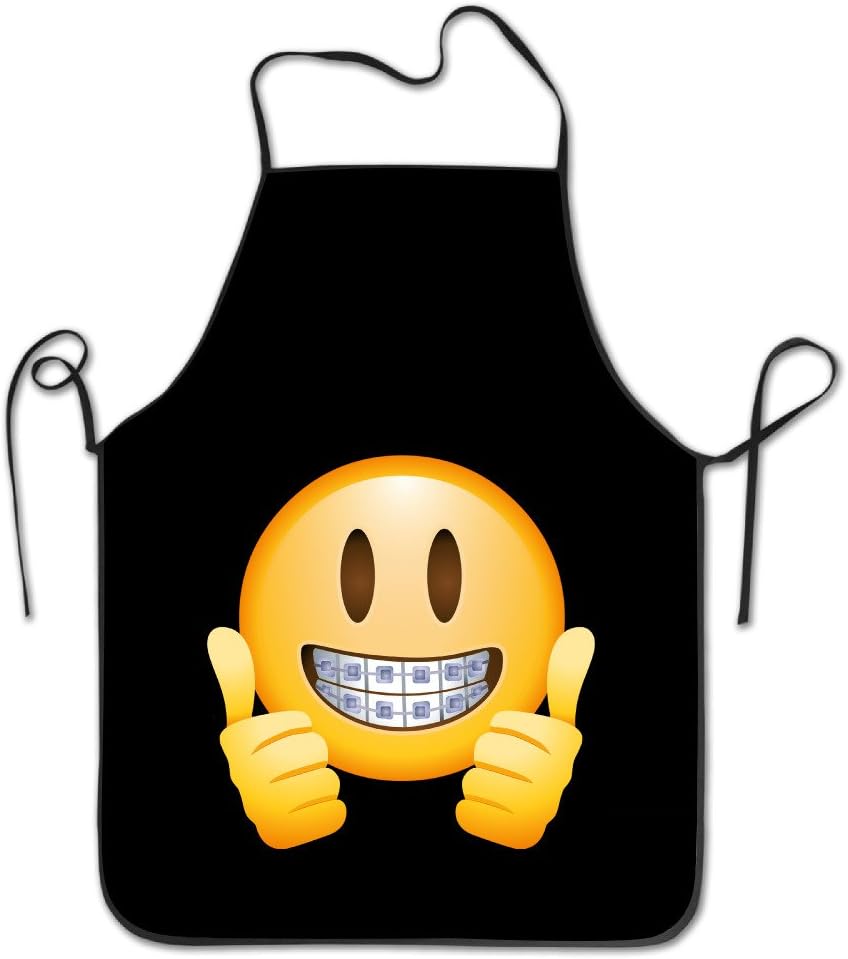 Emoji Fashion Cheese Logo Design Pattern Funny Cooking Aprons