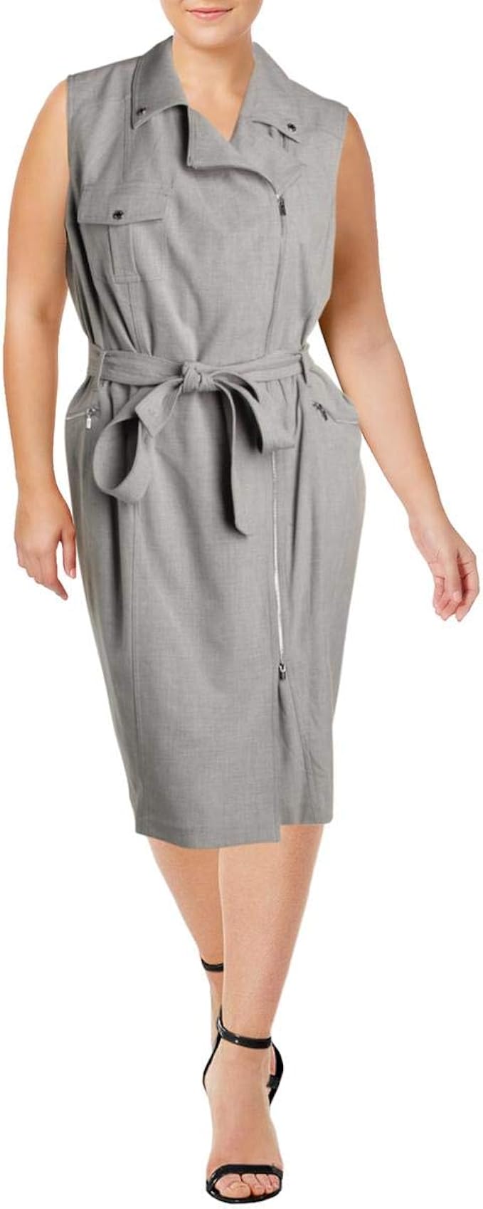 calvin klein moto dress