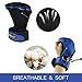 Dog Leash Hand Free Glove by Tailup - Premium Durable Nylon Adjustable Shock-Absorbing for Running Walking and Training Lead - Blue Large