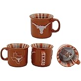 Official Custom Ceramic, X-Large 23 OZ, Relief (raised) Mug (Texas Longhorns)
