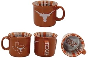 RFSJ Official Custom Ceramic, X-Large 23 OZ, Relief (raised) Mug (Texas Longhorns)