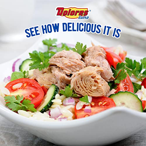 Dolores Tuna Chunk Light Yellowfin Tuna in Vegetable Oil, 5oz Canned