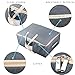 Qozary Large Storage Bags for Comforters, Blankets, Clothes, Quilts and Towels, Better and Sturdy Organizer Bag, Under Bed Storage, Great for Closets, Bedrooms (Gray)