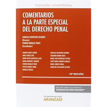 Comentarios Partes Especial Derecho Penal (Manuales) Comentarios Partes Especial Derecho Penal (Manuales)