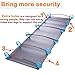 YAHILL Ultralight Folding Camping Cot Sleeping Collapsible Portable Foldable Bed Aluminum Replacements for Tent Backpack, Adults Youth Outdoor Travel Hiking Fishing Hunting (Grey -1st Generation)