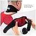 NECKIU Neck Brace For Neck Pain With Self Heating Magnets And Tourmaline - Adjustable Cervical Support Collar (Medium-Heating)