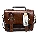 ECOSUSI Women Faux Leather Vintage Small Satchel Bag Crossbody Purse