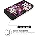 Hocase iPhone SE 2016 Case, iPhone 5s Case,Heavy Duty Shockproof Hard Plastic+Silicone Rubber Bumper Dual Layer Full-Body Protective Case for iPhone SE 1st Generation/5s/5 - Royal Purple Flowers
