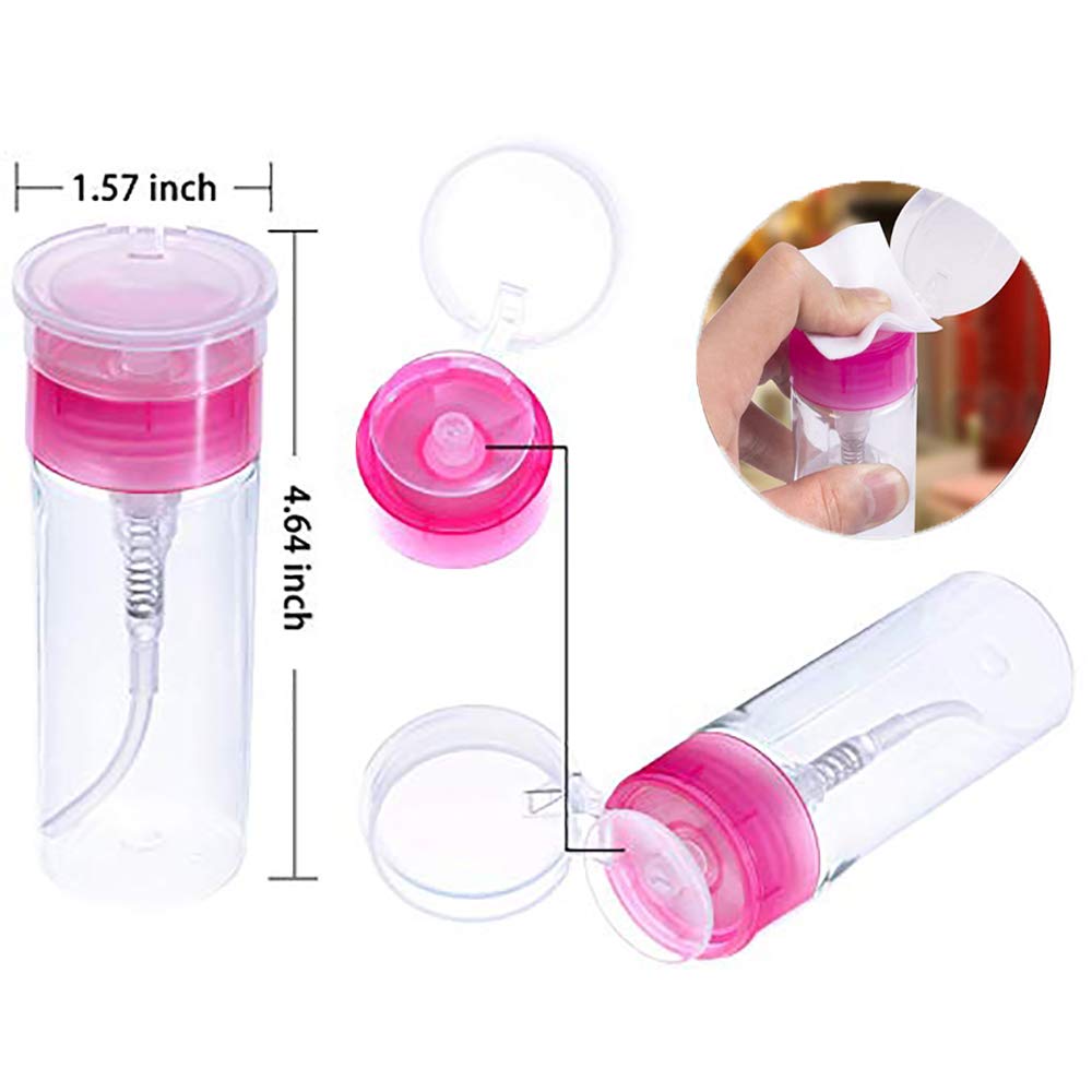 Nail Polish Remover Tools Kit - 500 Pcs Polish Remover Cotton Pads, 10 Pcs Purple Polish Remover Clips Caps, 1pc Nail Polish Remover Bottle, 1pc Cuticle Pusher, 1pc Nail Brush, 100/180 Grit Nail File and Rectangular Nail Buffer Block Tools : Beauty