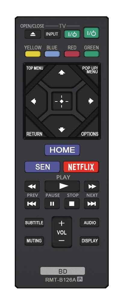 New Rmt B126a Remote Control Replacement For Sony Blu Ray Disc Dvd Player pbx1 pbx3 pbx5 pbx6 ps10 ps2100 ps20 ps30 ps50d ps60 Sub Rmt Vb0u Rmt Vb100u Buy Online In Dominica At Desertcart