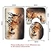 Wondertify Bath Mat,Horse,Running Horses Bathroom Carpet Rug,Non-Slip 3 Piece Bathroom Mat Set