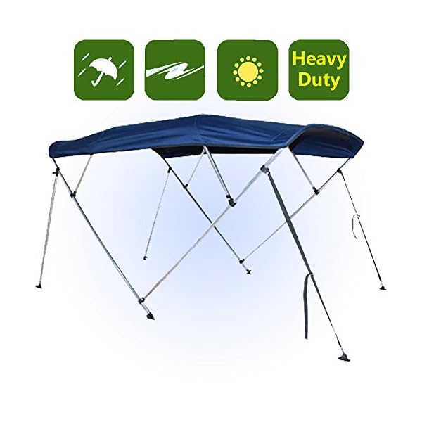 RockyMRanger-4-Bow-Boat-Bimini-Top-Sun-Canopy-Cover-8-ft-Length-79-84-Beam-YB4N1