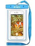 FRiEQ Universal Waterproof Case for Outdoor Activities - Waterproof bag for Apple iPhone 6S, 6S Plus, 6, 6 Plus, 5S, 5C, 5; Galaxy S6, S4, S3; HTC One X, Galaxy Note 3 (Blue)