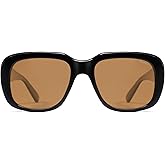 SOJOS Classic Thick Rectangle Polarized Sunglasses for Women Men Trendy 90s Square Frame Shades SJ2635