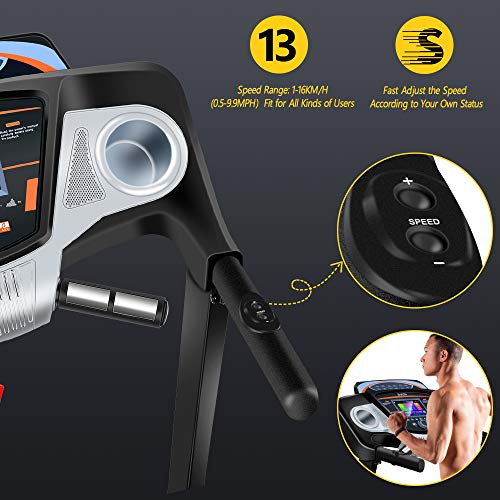 Home Treadmill 3.5CHP Folding Incline Treadmills for Indoor Fitness