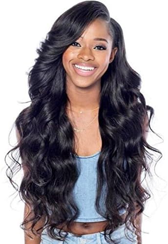 Ms Fenda 360 Lace Frontal Wig 180% Density Brazilian Remy Human Hair Adjustable Wigs with Baby Hair Full Lace High Density Wig for Black Women (full lace-180%-20inch, Body Wave)