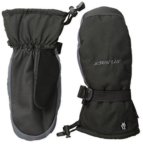 Seirus Innovation Unisex Heatwave Accel Mitt, Black/Charcoal, Large Seirus Innovation Unisex Heatwave Accel Mitt, Black/Charcoal, Large