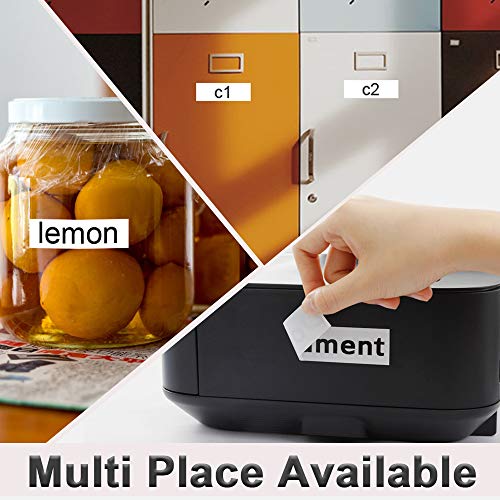 Unistar Ptouch Tape 12mm 0.47 White Label Tape Compatible for Brother