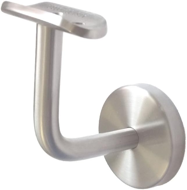 Sostegno Corrimano In Acciaio Inox AISI 304 - Piastra 2 Fori Per Installazione A Parete - Foto 8