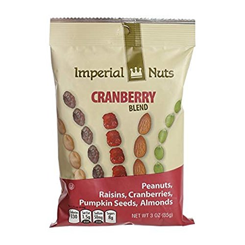 Imperial Nuts Grab & Go 8 PK Variety of Snack Blend Featuring a Large Assortment of Variety of Fresh Nuts, Dried Fruits, Seeds & Chocolate Blend. - Thumbnail 3