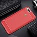 Xiaomi Mi A1 case,MYLB Carbon Fiber Design Flexible Soft TPU Case Highstrength Shockproof Protective Back Cover to Protect The Mobile Phone for Xiaomi Mi A1 (Red, Xiaomi Mi A1)
