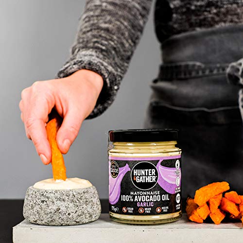 Hunter & Gather Knoflook Avocado-olie Mayonaise - 175g | Gemaakt met Zuiver Avocado-olie en Britse scharreleieren… - Afbeelding 7