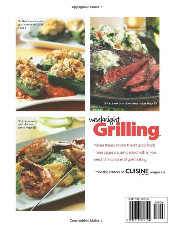 Weeknight Grilling Cookbook: Quick BBQ Dinners in Under an Hour from Cuisine at Home – Perfect for Backyard Grill Enthusiasts, Campers & Tailgaters