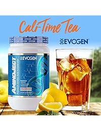 evogen aminoject | BCAA, glutamina, & citrulline polvo | cali-time té | 30 porciones