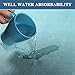 H.VERSAILTEX Memory Foam Super Soft Microfiber Bath Mat Set Floor Rugs Machine Washable Bath Rugs Set for Bathroom/Kitchen Dry Fast Water Absorbent Rugs, Eggshell Blue (Pack 2-17