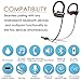 Bluetooth Headphones, HBUDS H1 Bluetooth 4.1 Wireless Sport Earphones, Waterproof IPX7 Richer Bass HiFi Stereo in-Ear Earbuds w/Mic, 8-9 Hrs Playback Noise Cancelling Headsets (Black)thumb 1