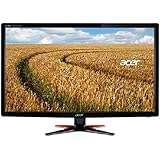 Acer GN246HLBbid 24 inch Wide FHD LED Gaming Monitor with 144 Hz, 1 ms, 350 nits, DVI, HDMI, Acer EcoDisplay - Black