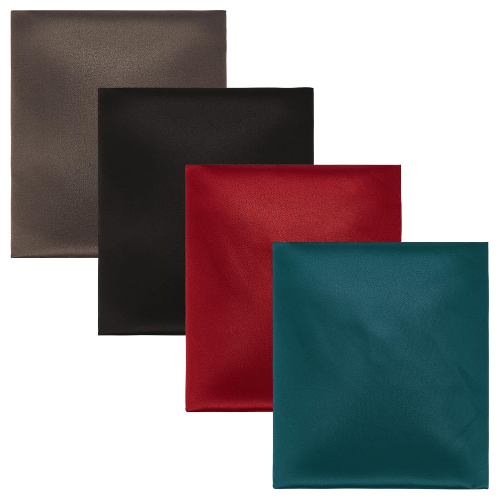 OLYCRAFT 4pcs 4 Colors Book Binding Cloth 50x45cm Faux Suede Bookcover Fabric DIY Book Cloth Protective Cover Bookbinding Cloth Books for Books Binding Scrapbooking Album DIY Crafts