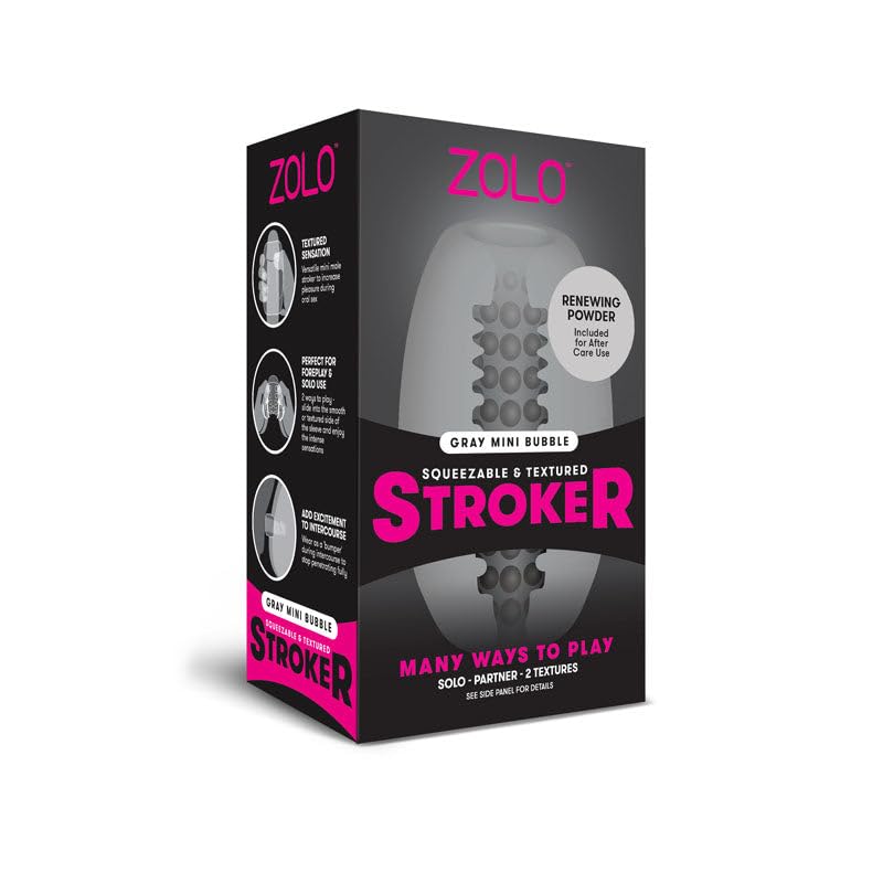 Zolo Mini Stroker Dome Grey