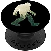 Bigfoot Sasquatch Yeti Nature Double Exposure Figure PopSockets Adhesive PopGrip